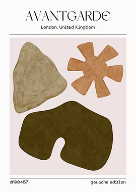 Abstract Shapes Art Print London