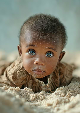 Baby on the beach