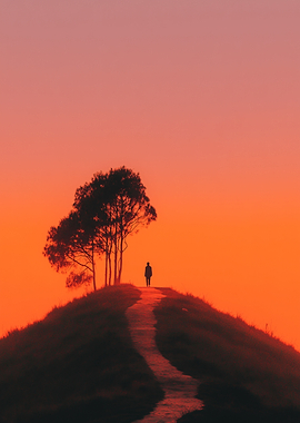 Sunset - Path of Solitude