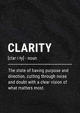 Clarity Definition