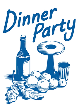 Dinner Party Blue