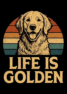 Life is Golden - Dog Portrait