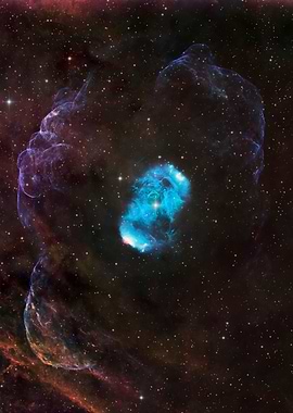 Cosmic Nebula in Deep Space -Dragon Egg Nebula