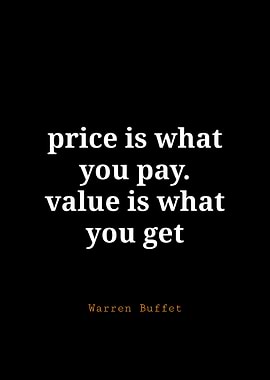 Warren Buffett Quote: Price vs. Value