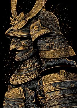 Samurai Armor Illustration