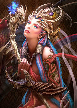 Dragon Queen Fantasy Art