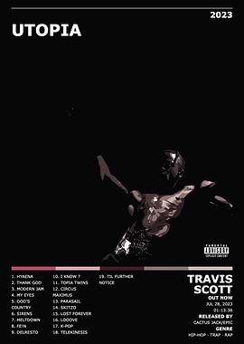 Travis Scott Utopia Album Cover