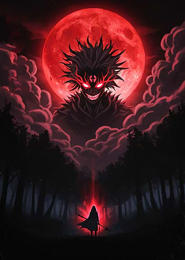 Dark Fantasy Warrior Moon