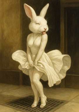 Rabbit Marilyn Monroe Bunny