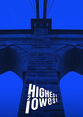 Blue Bridge with Text Overlay