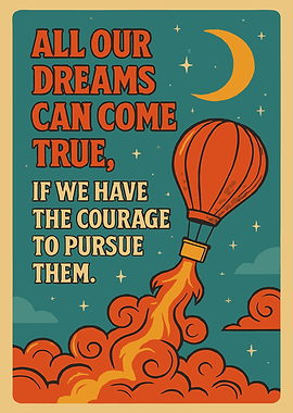 Dreams Come True Inspirational Poster