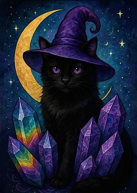 Cat Witch Crystals