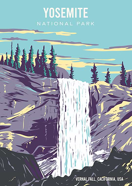 Yosemite National Park Vernal Fall