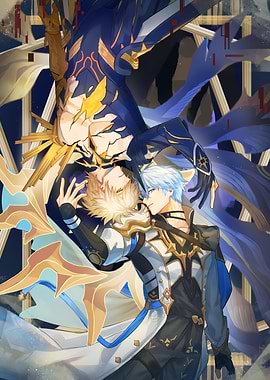 Characters in Elegant Attire