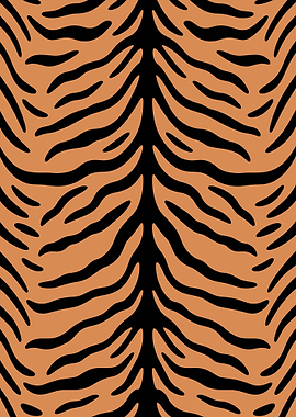 wildlife tiger cat animal cute skin print pattern orange fur Stripes Pattern