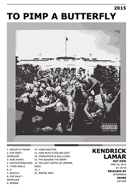kendrick lamar To Pimp a Butterfly Album Cover