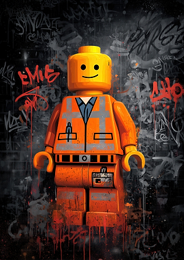 Construction Worker Graffiti