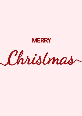 Merry Christmas Minimal art