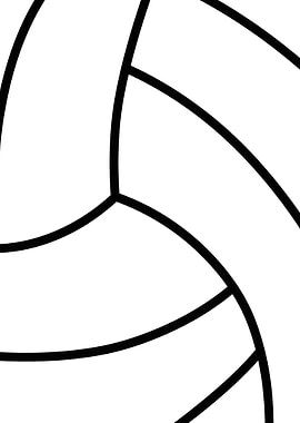 Volleyball Outline