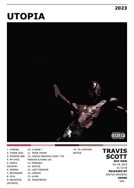 Travis Scott Utopia Album Cover
