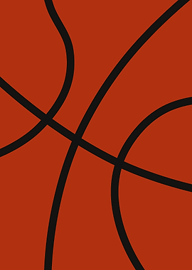 Basketball Texture Close-Up
