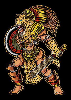 Aztec Jaguar Warrior