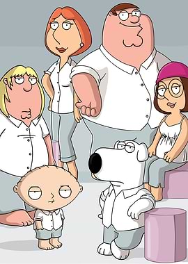 Family Guy Cartoon Portrait