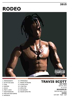 Travis Scott Rodeo Album Cover Art