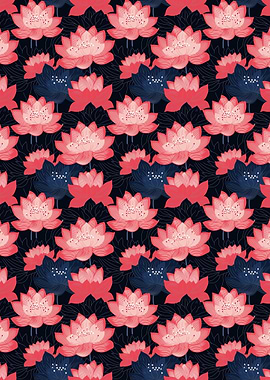 Lotus Flower Pattern