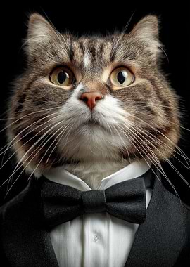 Cat in Tuxedo