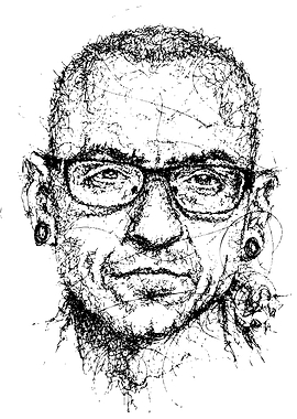 Chester Bennington Scribble Portrait