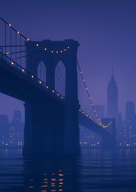 Brooklyn Bridge at Night