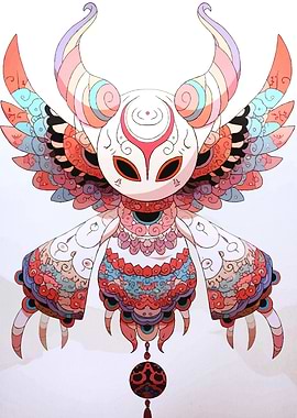 Colorful Winged Creature