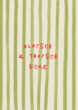 Klatsch & Tratsch Ecke Illustration