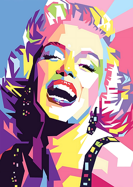 Marilyn Monroe Pop Art Portrait