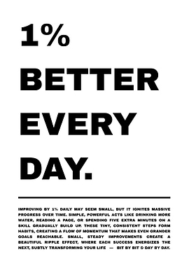 1% Better Every Day