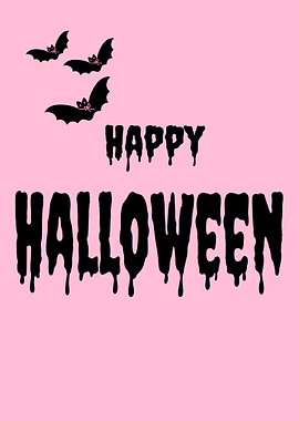 Happy Halloween Pink