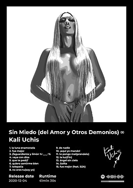 Kali Uchis - Sin Miedo Album Cover
