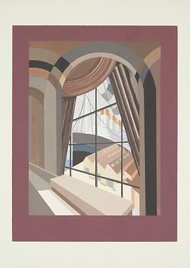 Window View Painting