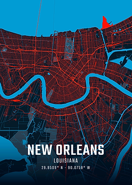New Orleans City Map