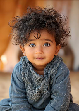 Portrait of a Cute Child