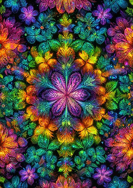 Flower Fractal Fantasy