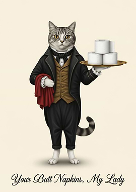 Your Butt Napkins, Cat