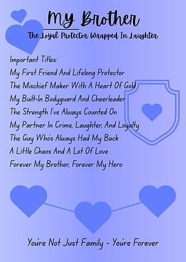 MY Brother - Forever My Hero