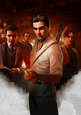 Mafia Group with Torch