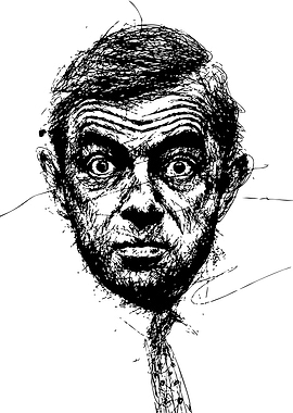 Mr. Bean Sketch Portrait