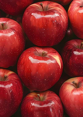 Red Apples Close-Up