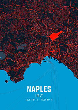 Naples City Map