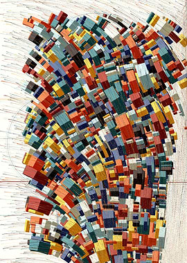 Abstract Rectangular Mosaic