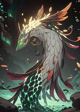 Fantasy Creature Dark Waters